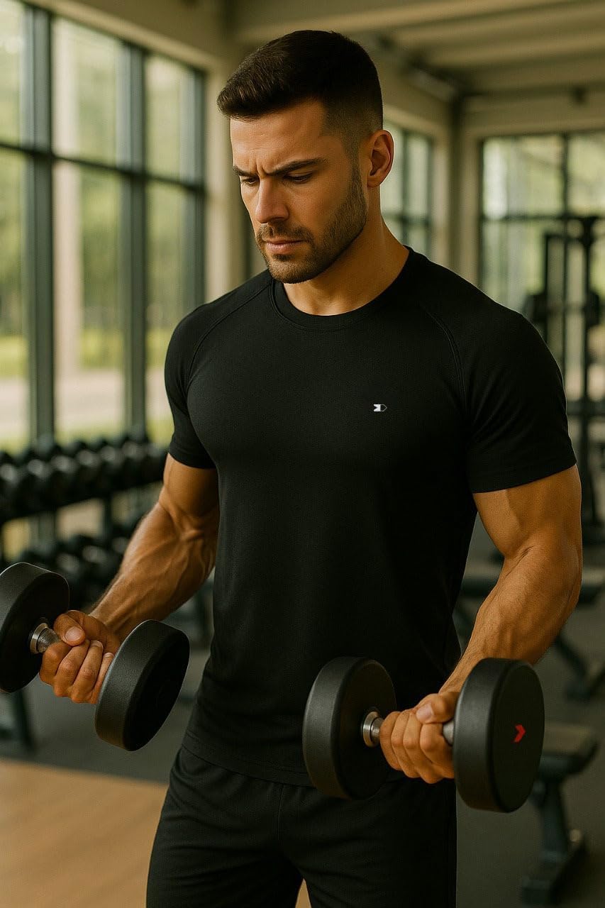 Kit 4 Camisas Dry-fit Sandrini Masculina Academia Treino Uv